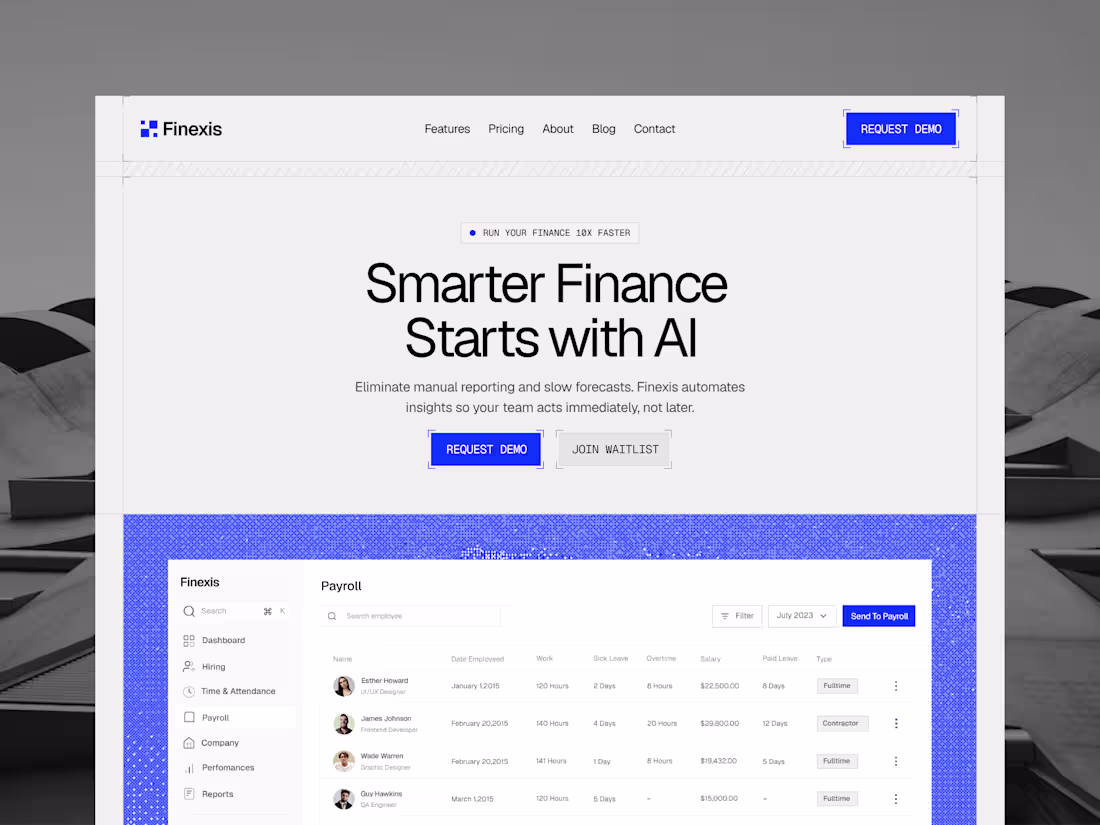 Cover image for Finexis Premium SaaS Site