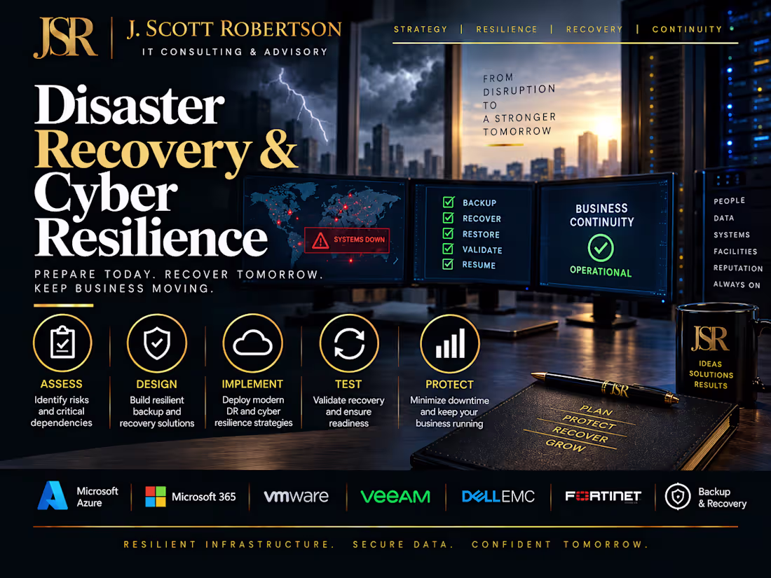 Cover image for Disaster Recovery & Cyber Resilience