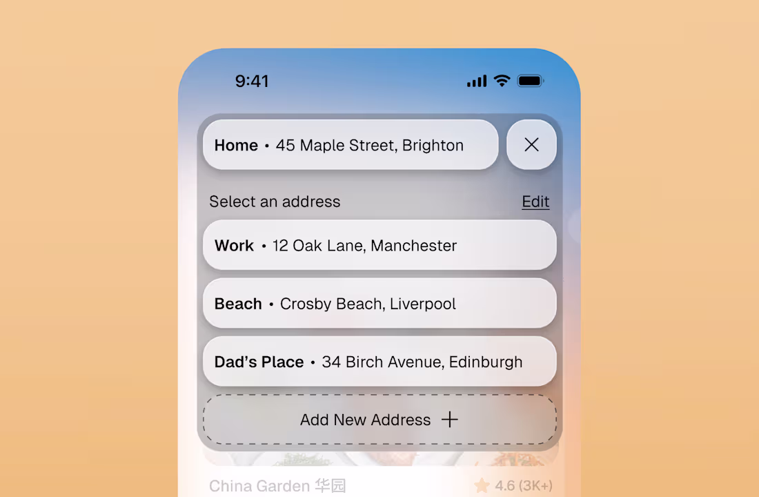 Cover image for Address selection 🏠