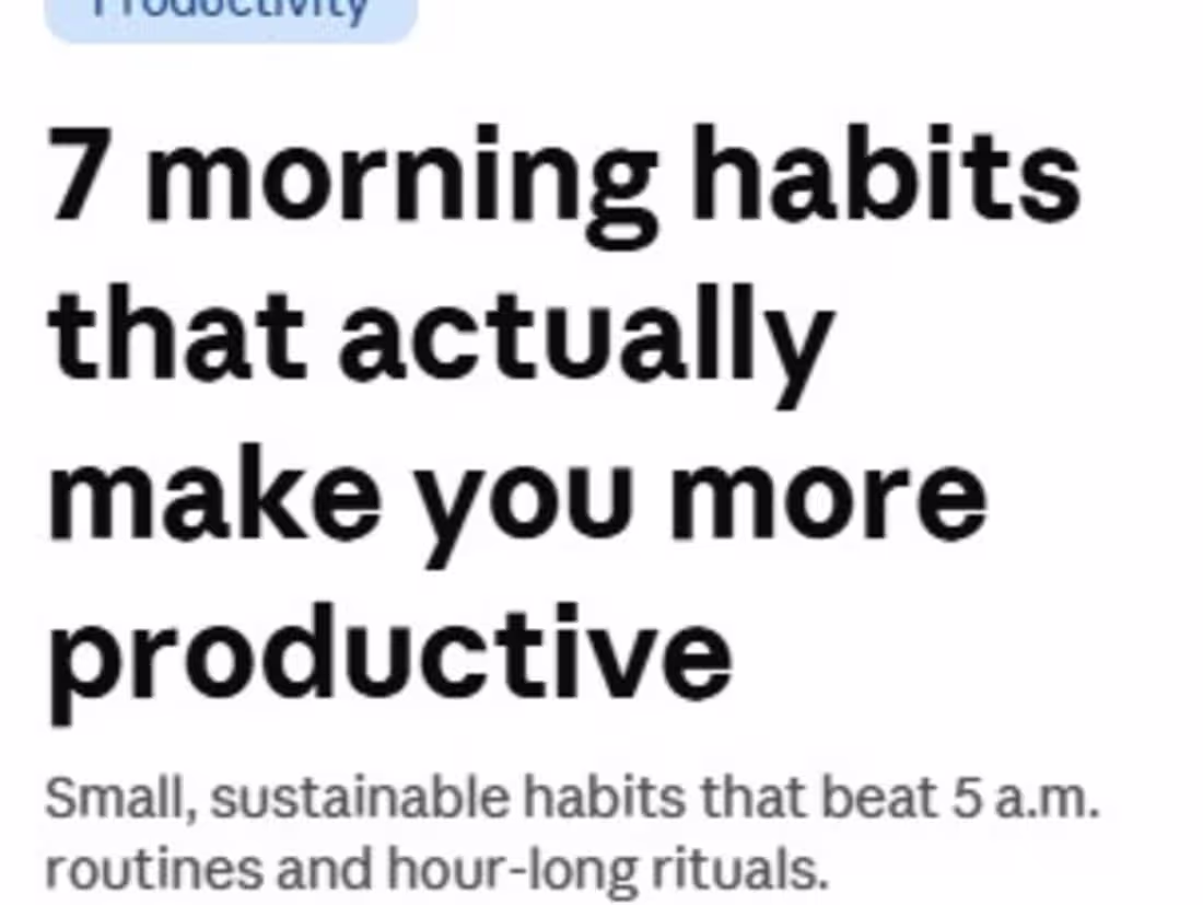 Cover image for A practical, no-hype productivity blog