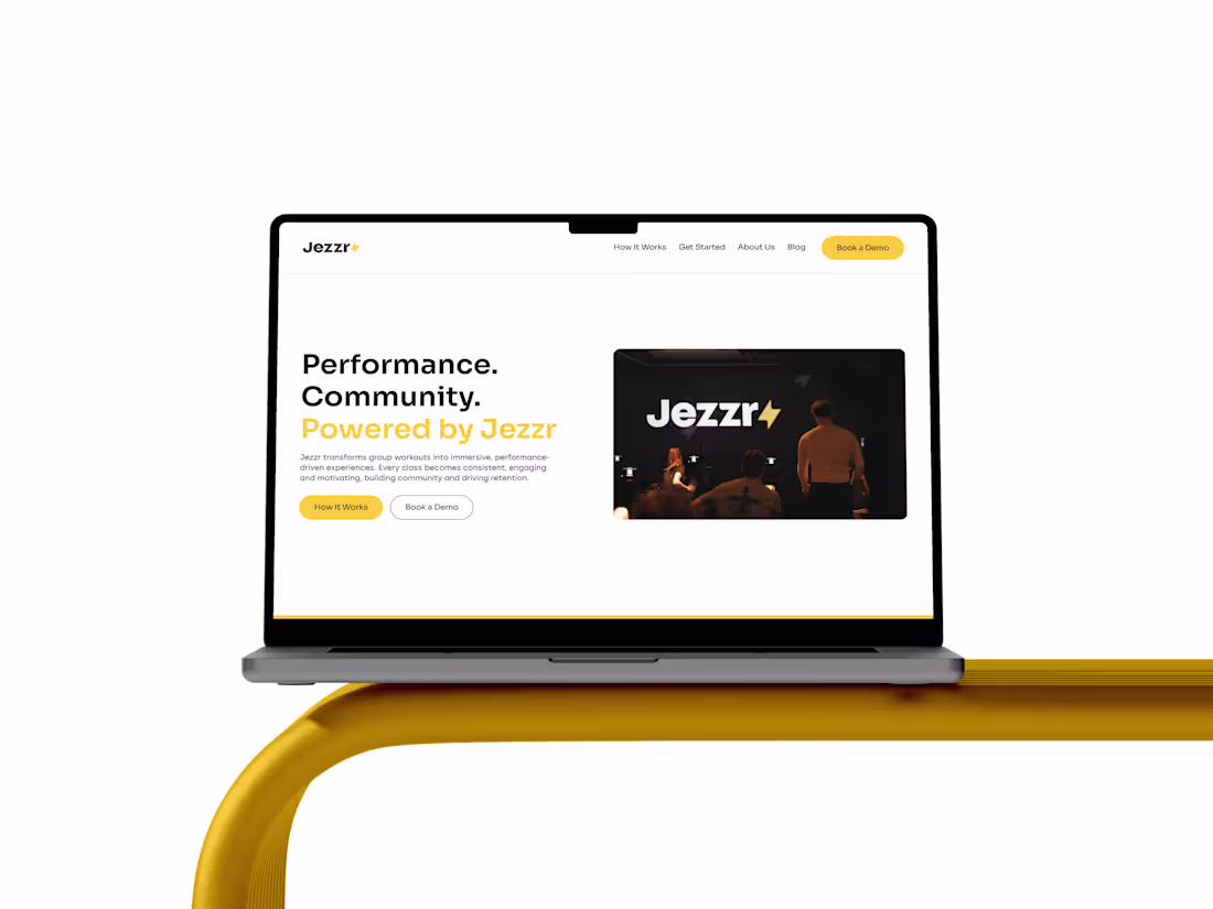 Cover image for Jezzr: Website Redesign and Migration to Framer