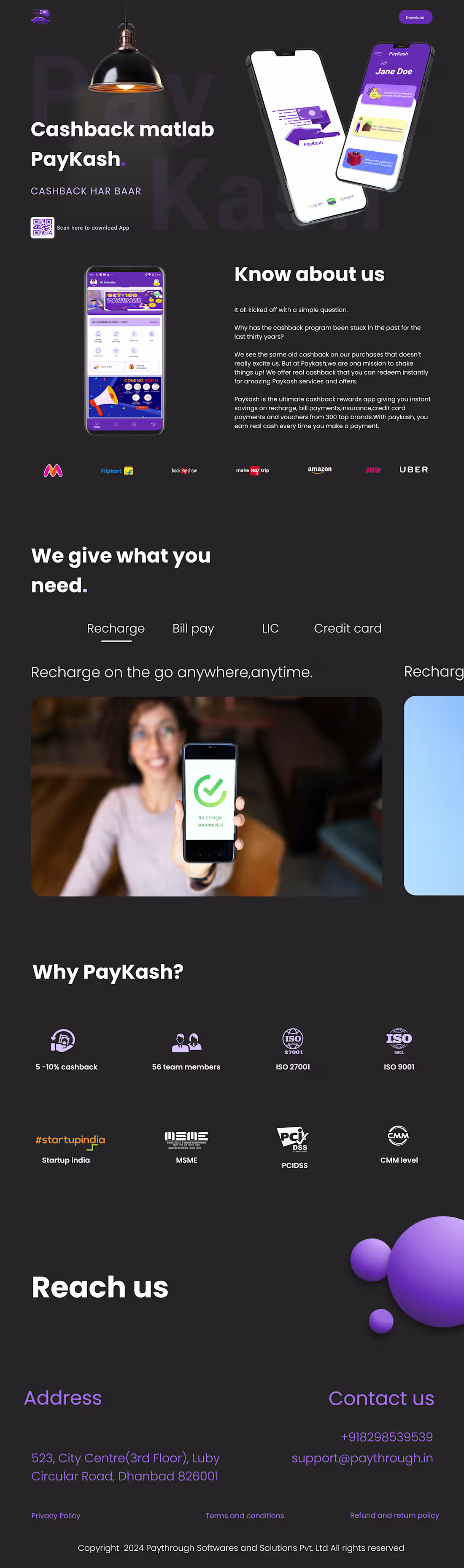 Cover image for Paykash landing page
