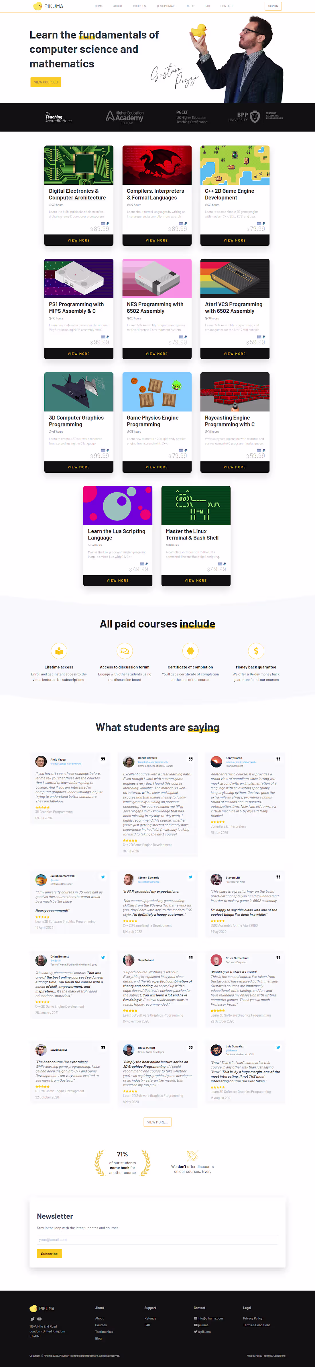 Cover image for Pikuma: Thinkific Course Platform and