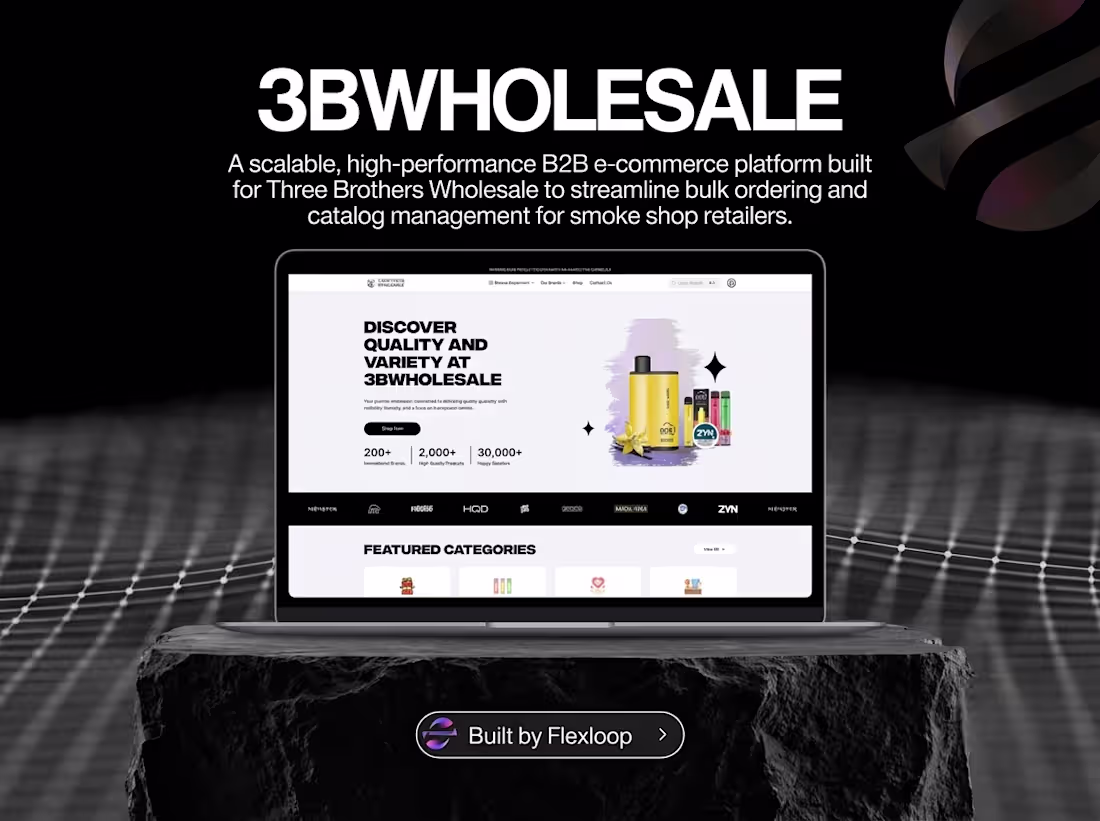 Cover image for Built a modern B2B wholesale