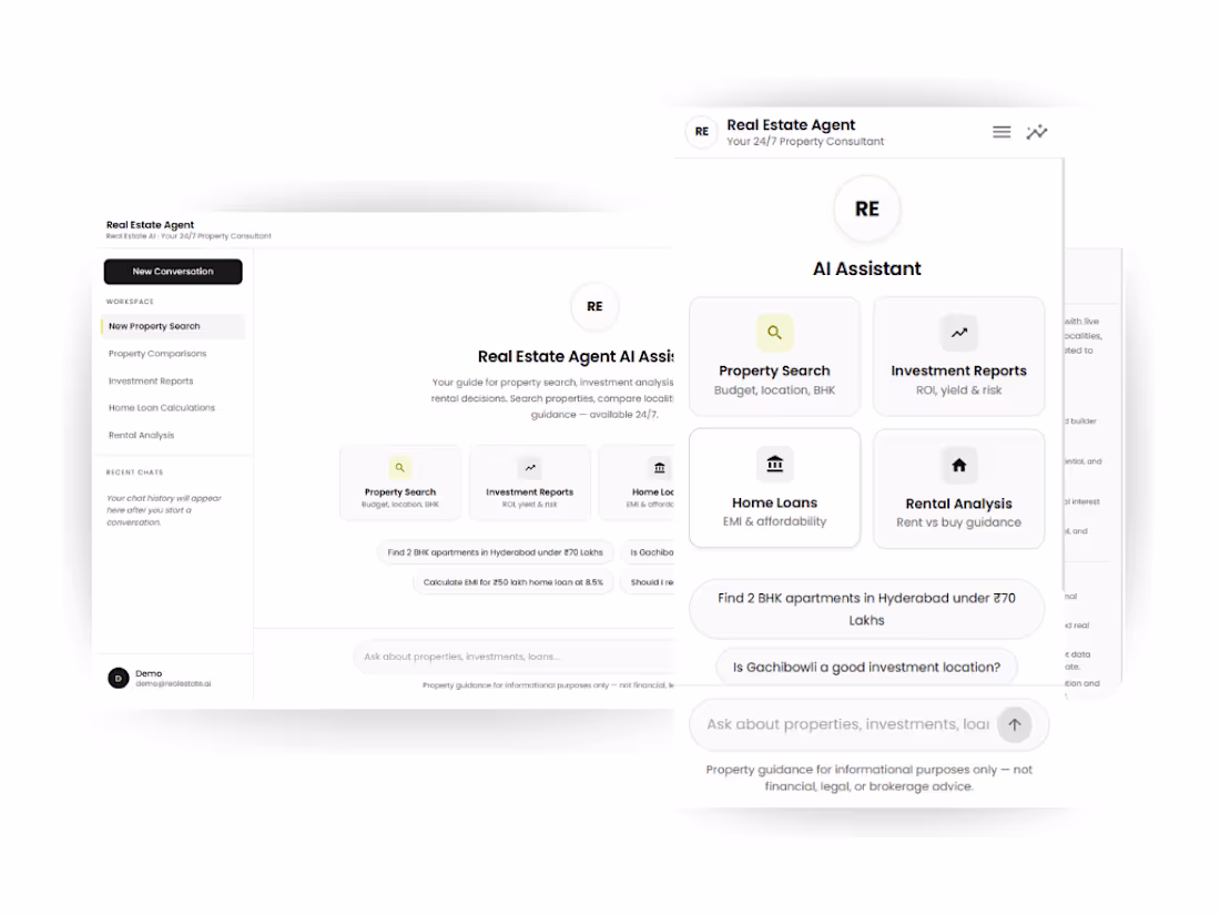 Cover image for RealEstateAI - Property Advisory AI