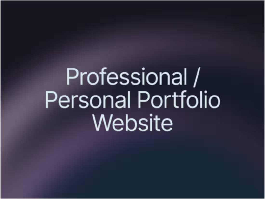 Cover image for Custom Portfolio Websites to Showcase Your Work Beautifully
