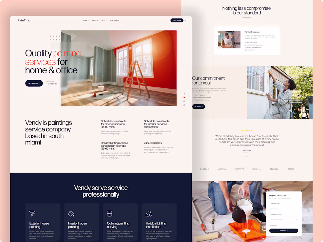Cover image for High-Converting Service & Agency Landing