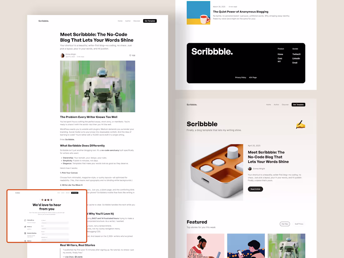 Cover image for Framer Blog (Development)