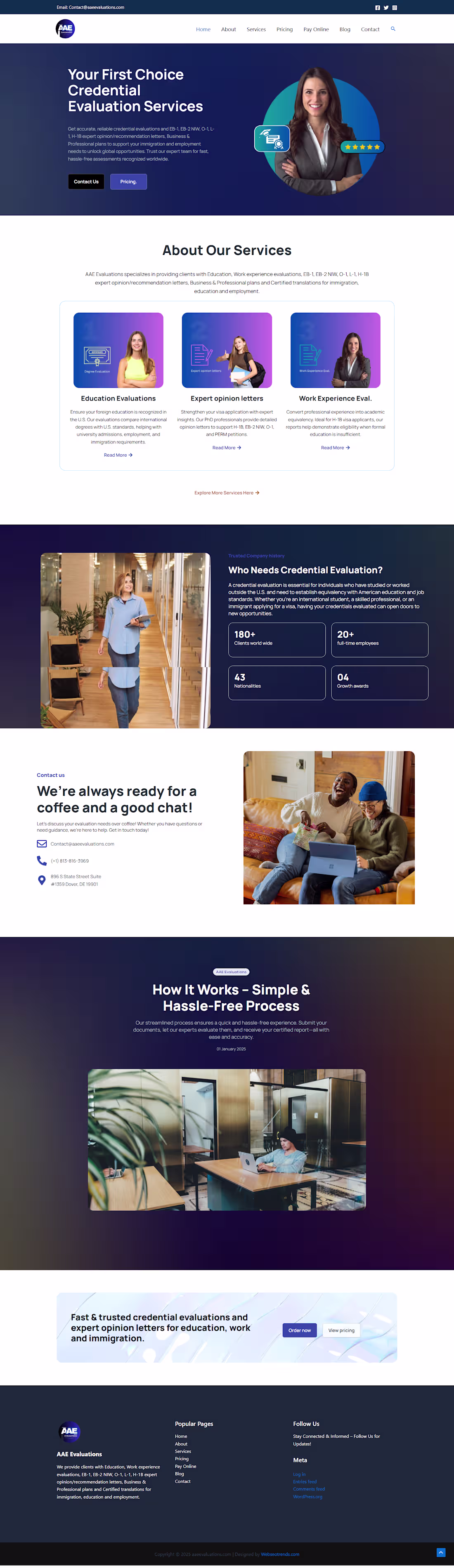 Cover image for Credential Evaluation Website