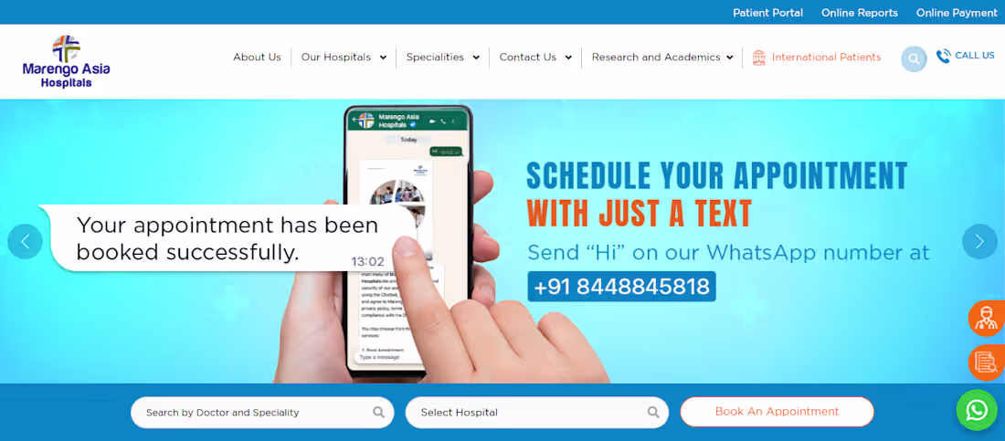 Cover image for Marengo Asia Hospitals – Healthcare