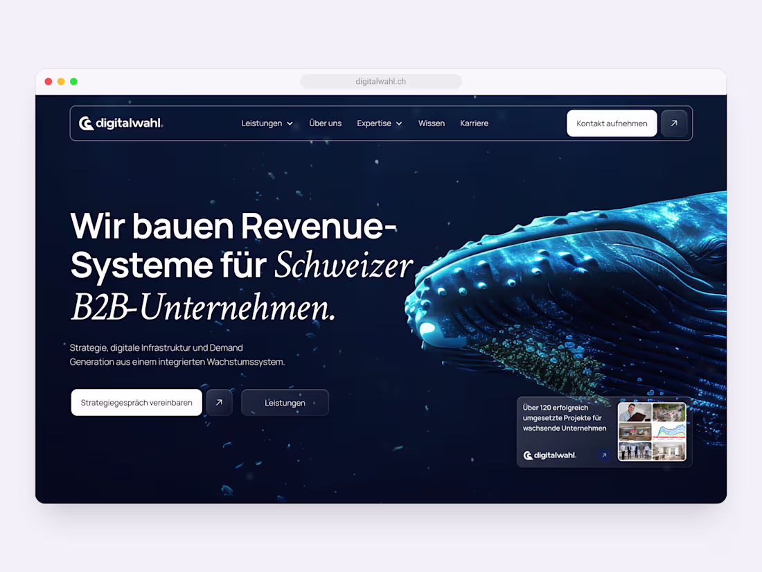 Cover image for Digitalwahl — B2B Growth Consultancy Website