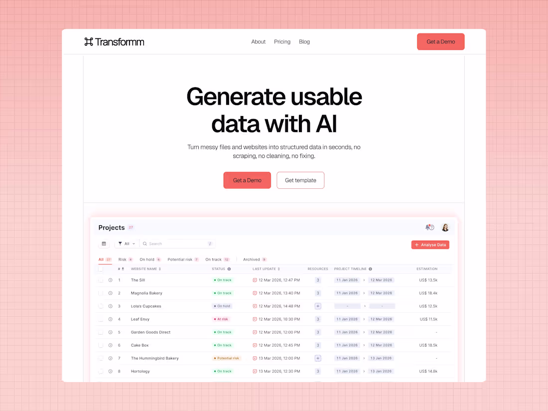 Cover image for Transformm - A Framer Saas Template