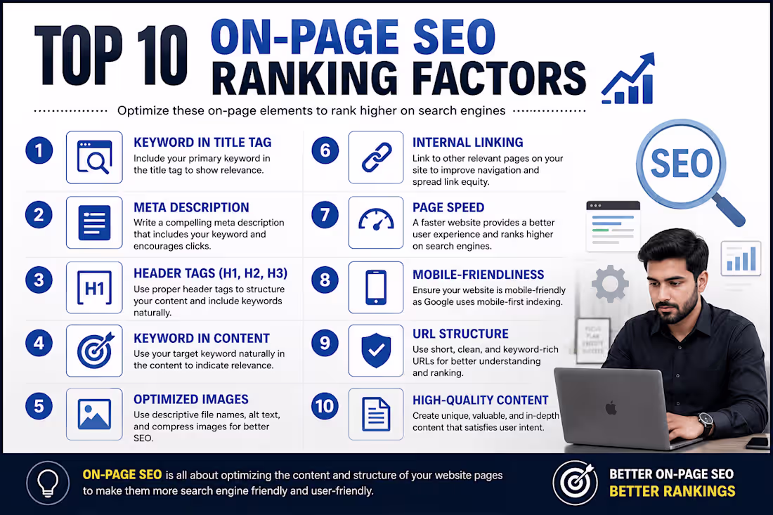 Cover image for Top 10 On-Page SEO Ranking
