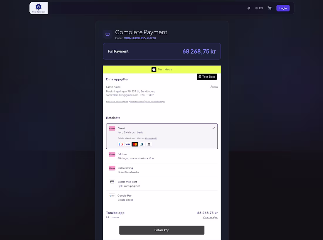 Cover image for SwadeStack is an e-commerce site