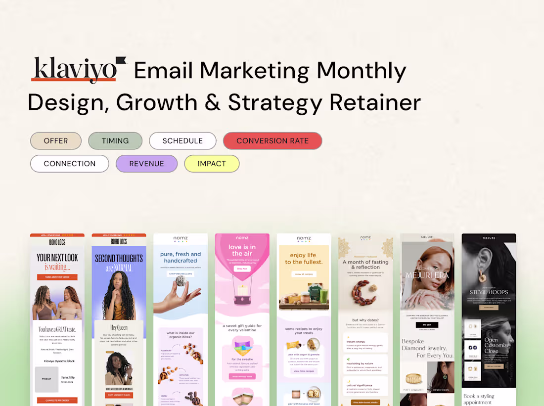 Cover image for Monthly Klaviyo Growth & Management