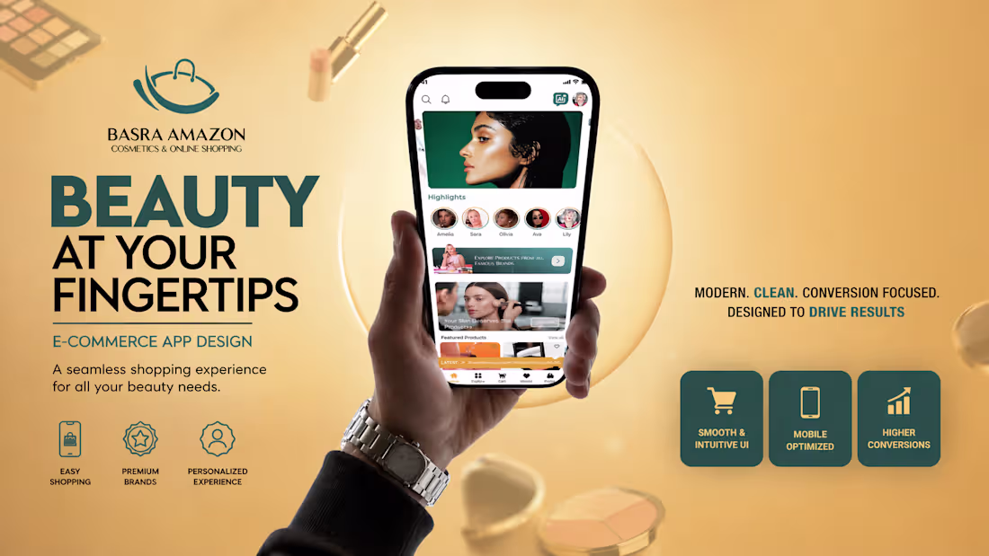 Cover image for Basra Amazon - Cosmetics Store