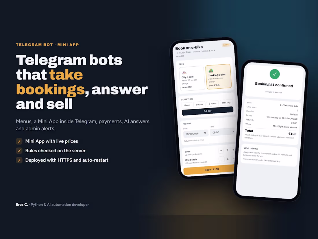 Cover image for Python Telegram Bot or Telegram Mini App