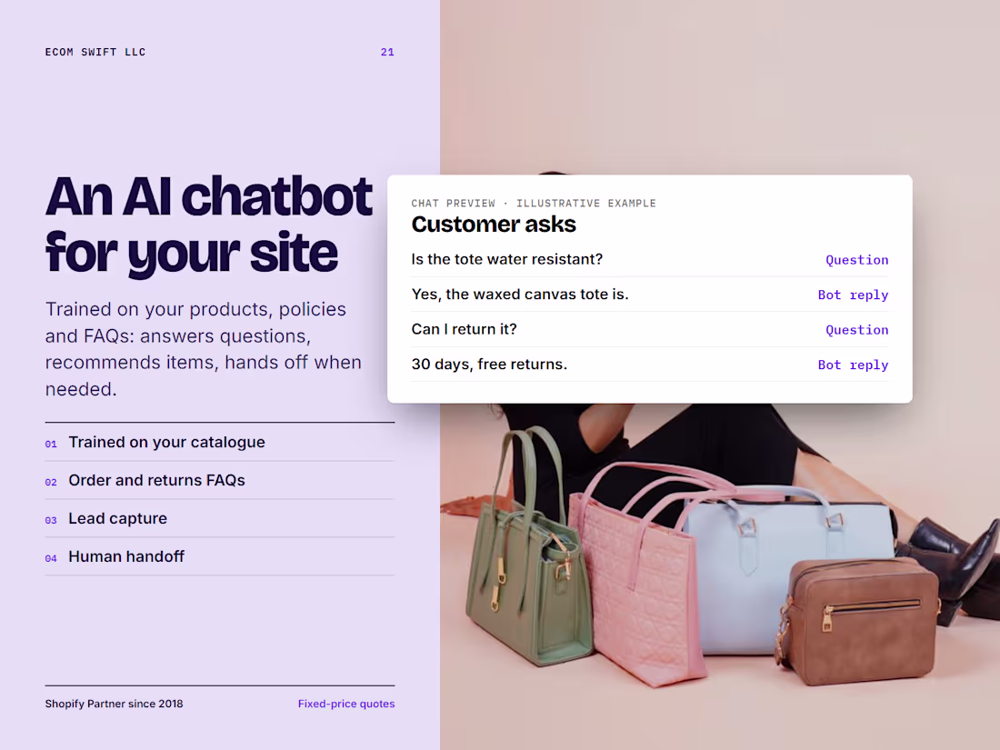 Cover image for AI Chatbot for Your Website or Store