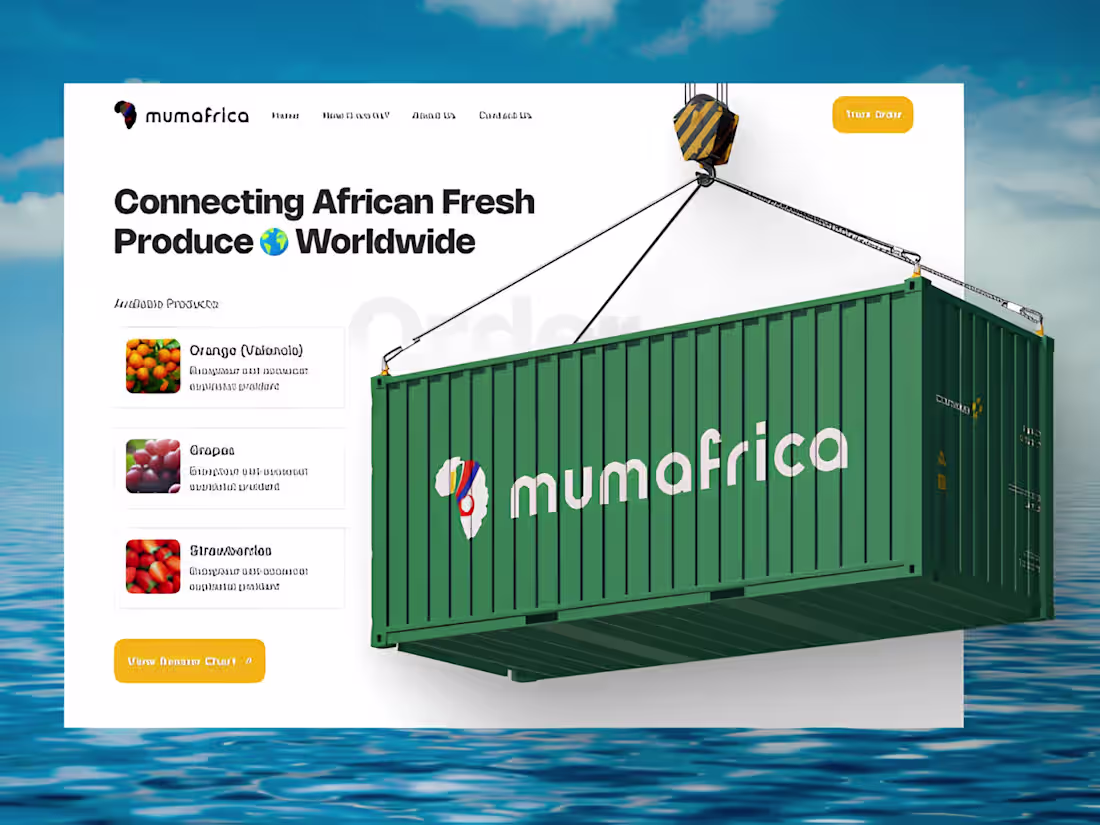 Cover image for Landing page for Fruit Exports