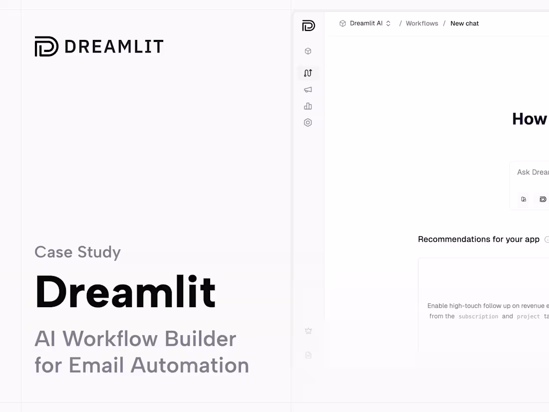 Cover image for B2B SaaS | AI Workflow Builder for email automation