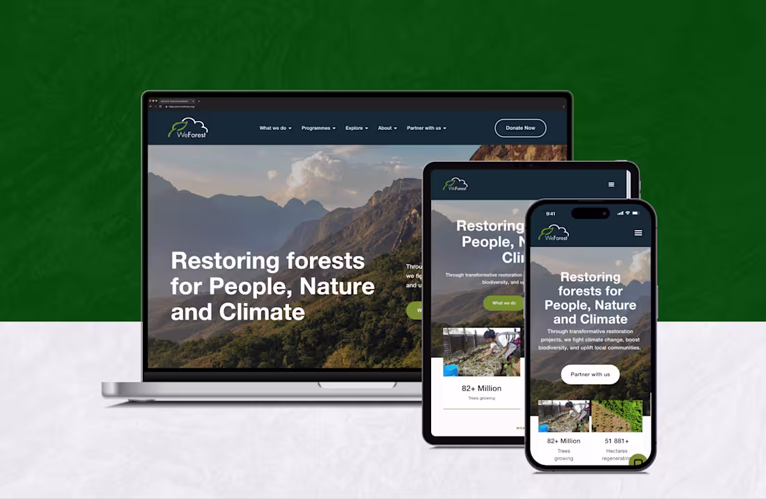 Cover image for WeForest – Web Design & Development