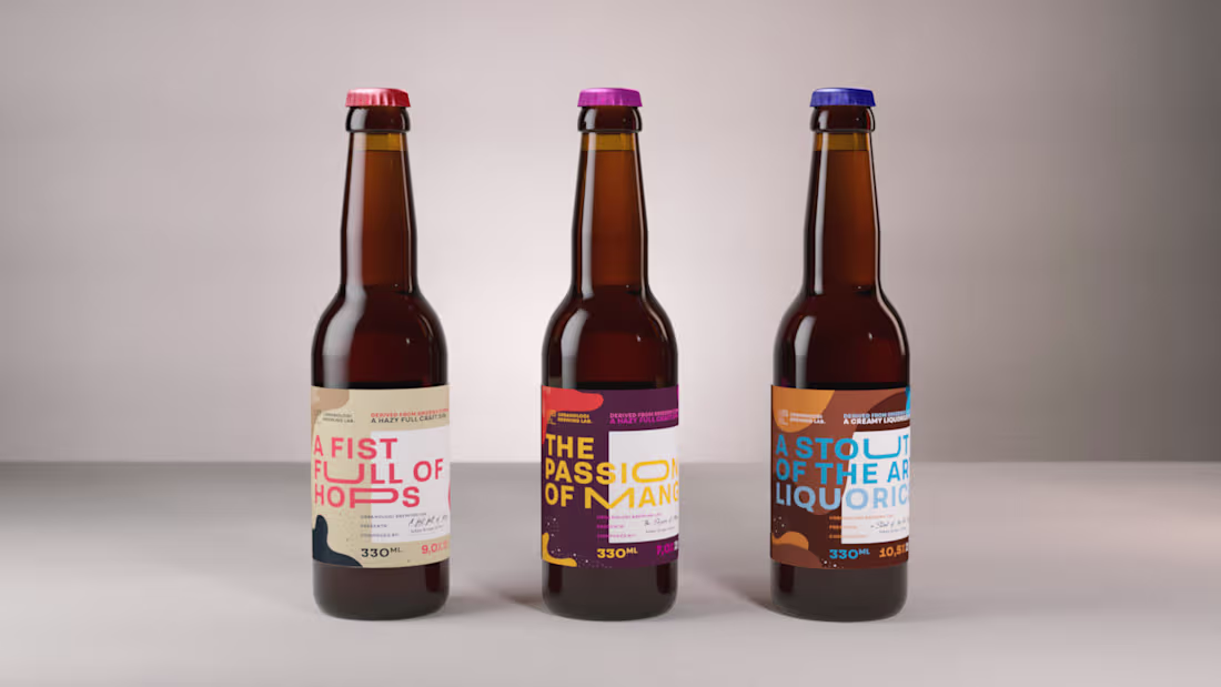 Cover image for Product renders can be a lot of fun. Here showing label desi...