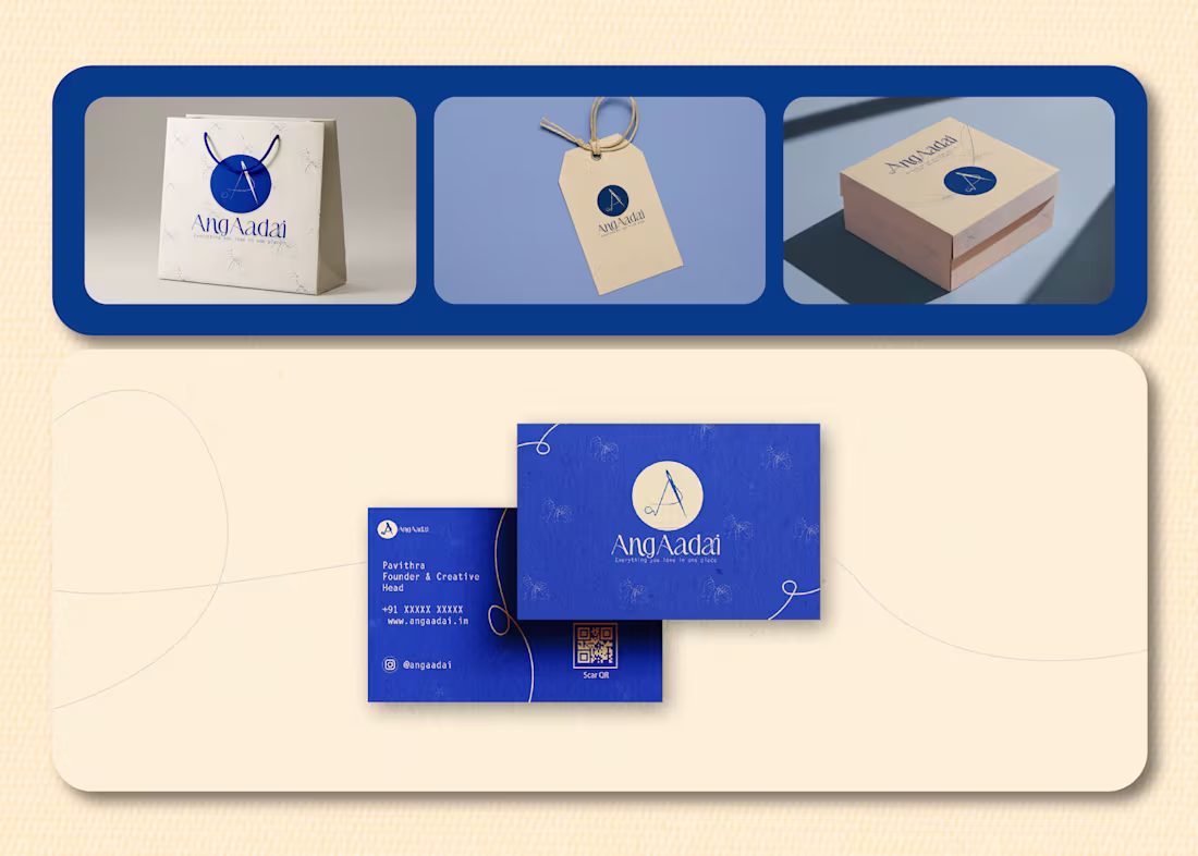 Cover image for AngAadai Premium Ethnic Clothing Brand Identity Design