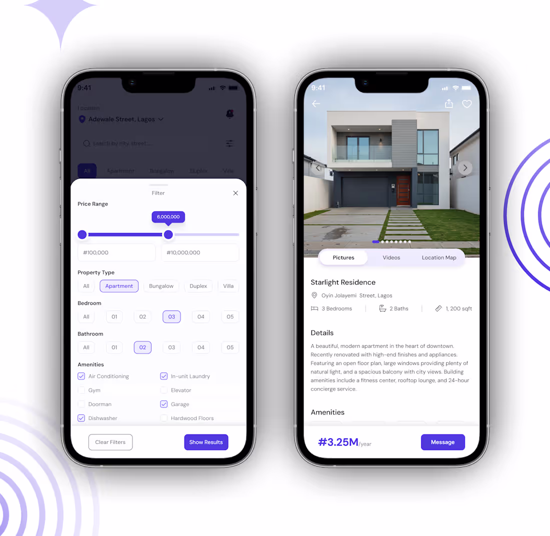 Cover image for UI/UX Design for a Real Estate