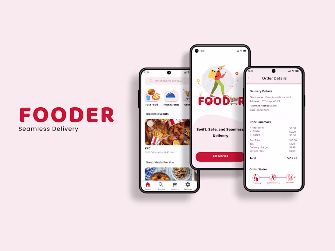Cover image for Fooder App