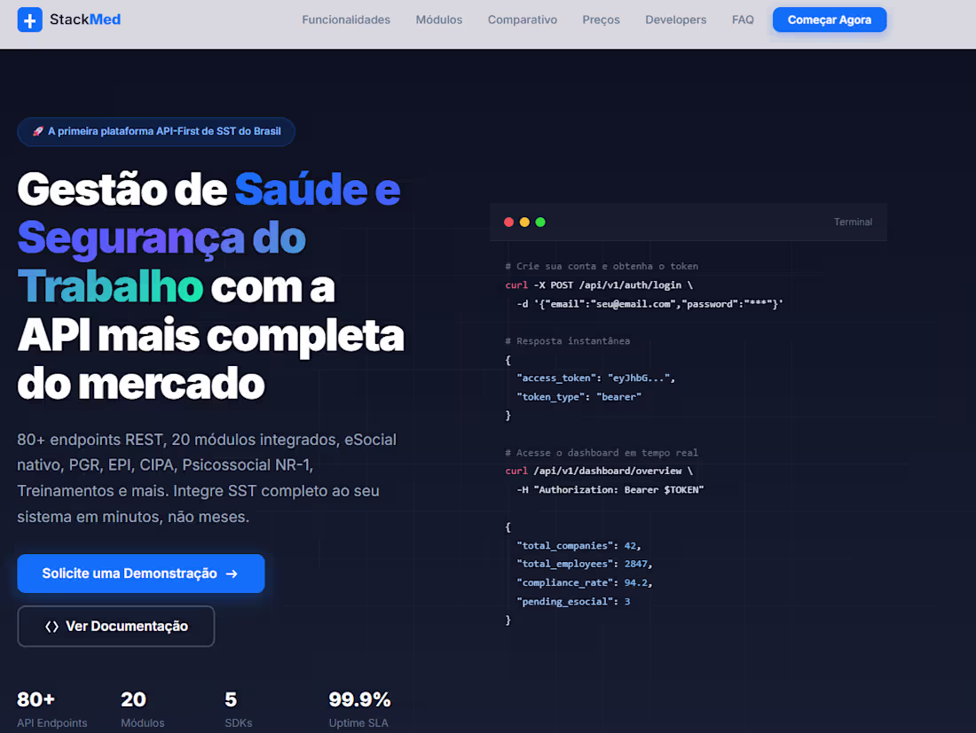 Cover image for StackMed: Building Brazil's First API-First