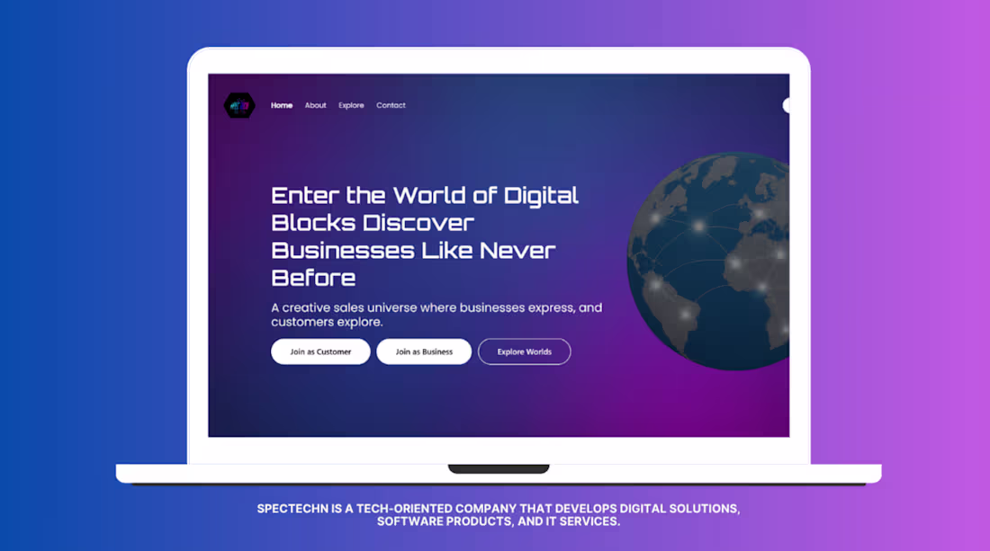 Cover image for Spectechn is a tech‐oriented company