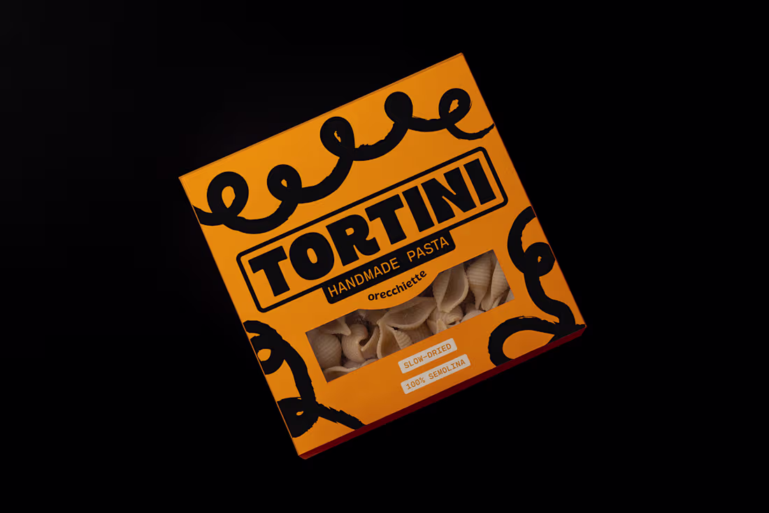 Cover image for Tortini Pasta Packaging Design