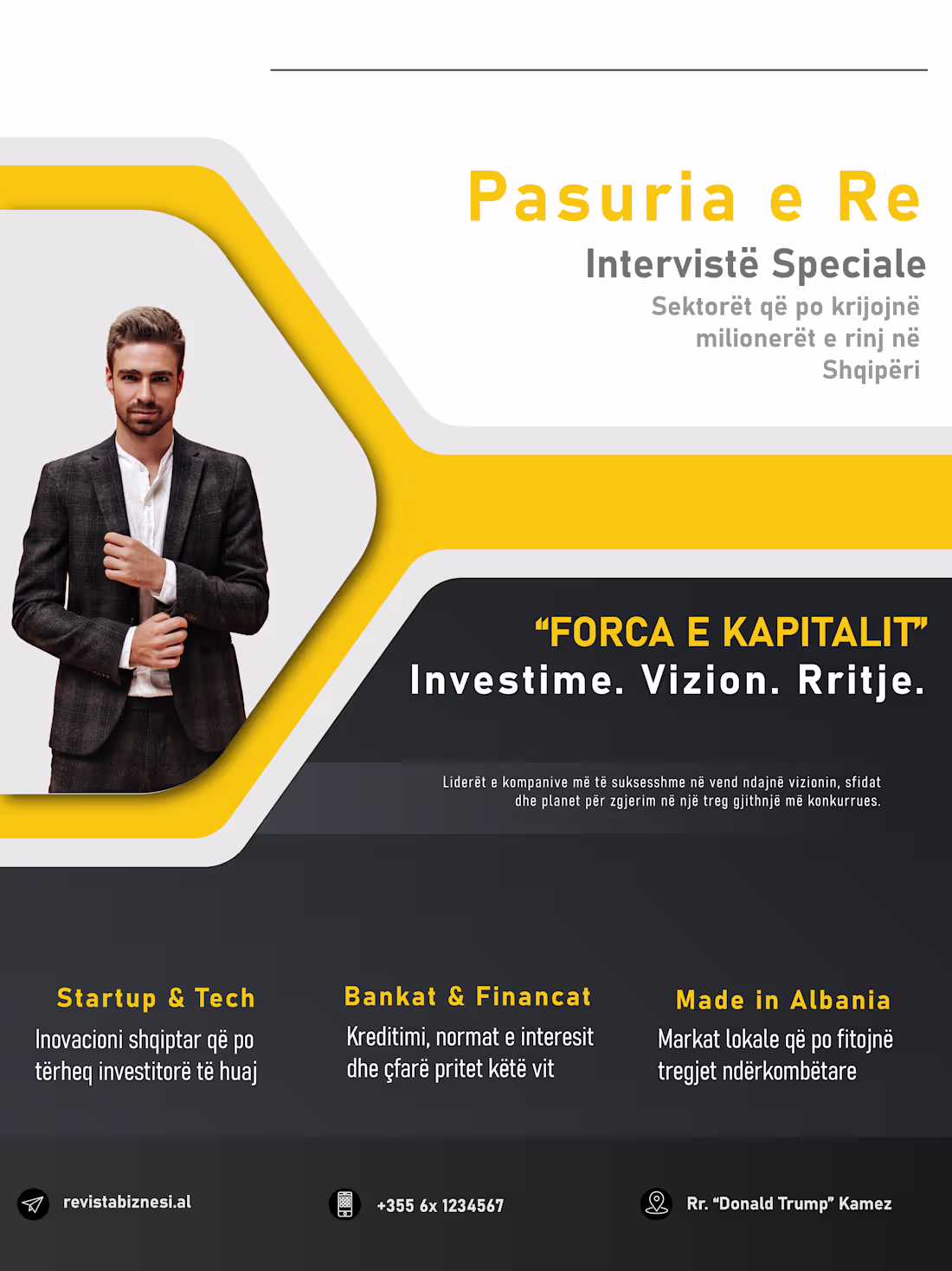 Cover image for Magazine Cover Design – Business & Finance Promotional Layout