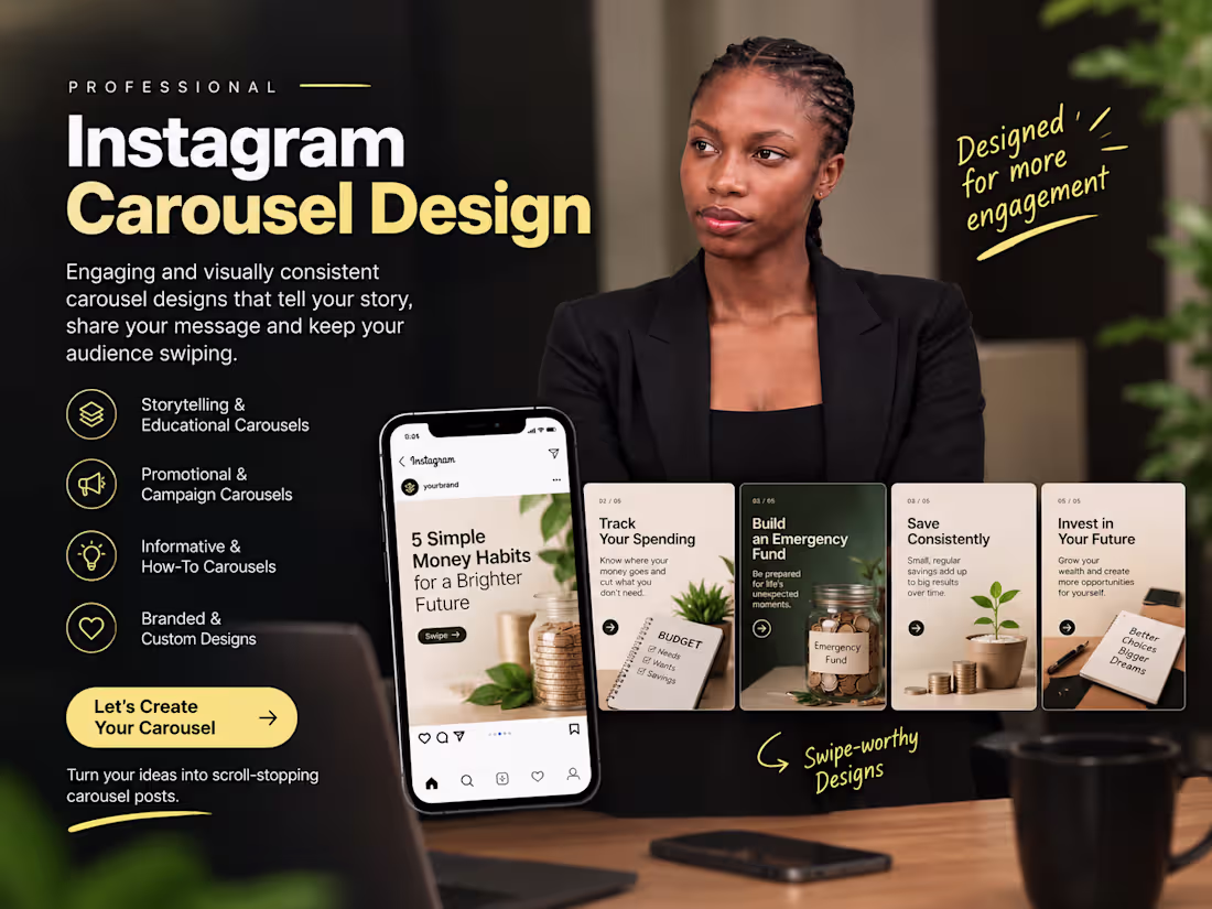 Cover image for Instagram Carousel Design