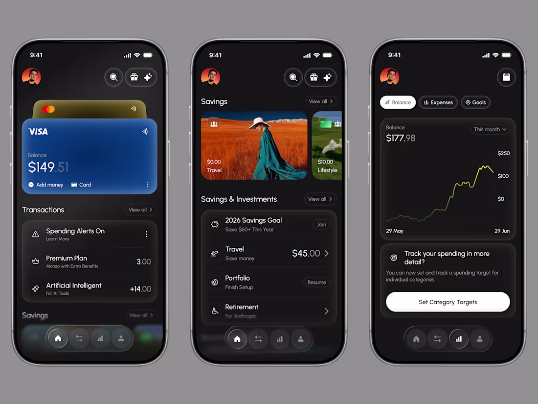 Cover image for Personal finance app designed to