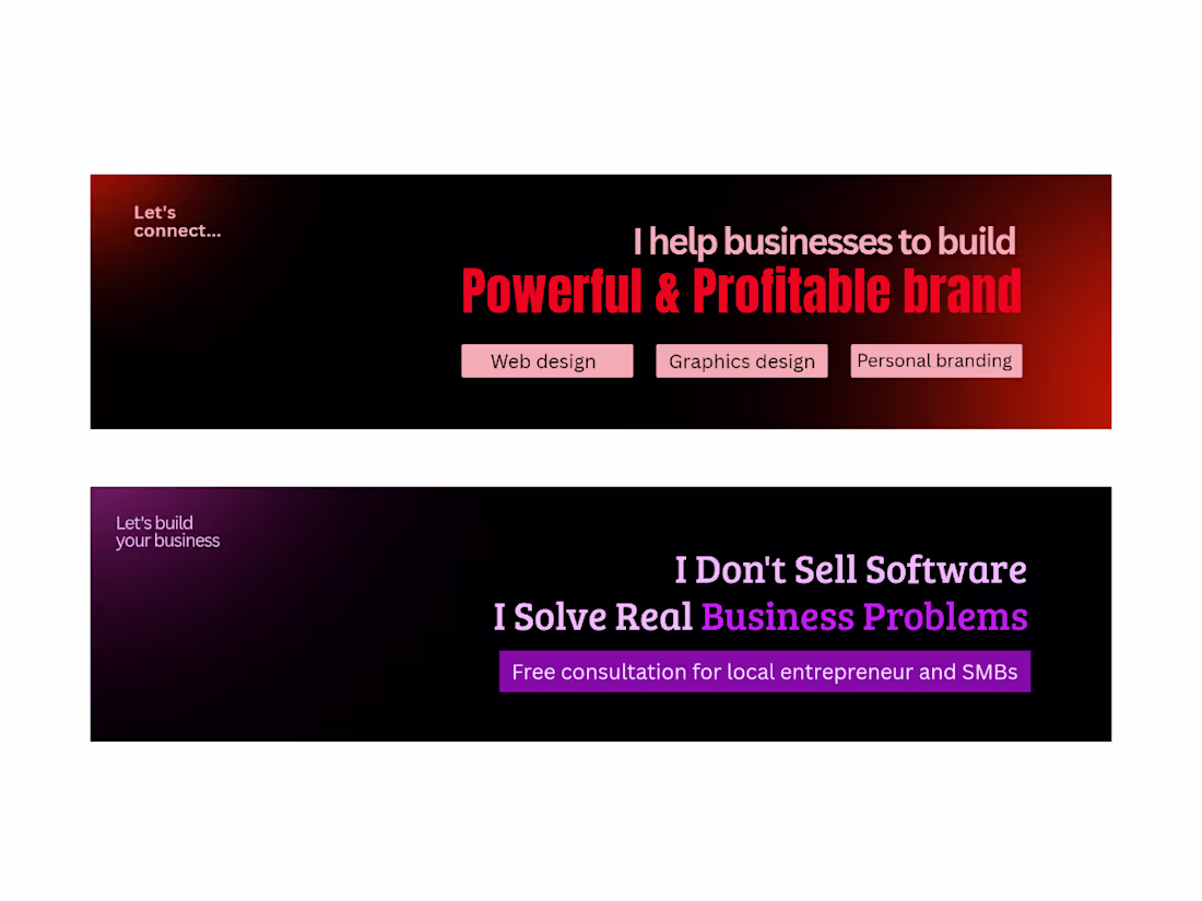Cover image for Linkdin banner design 