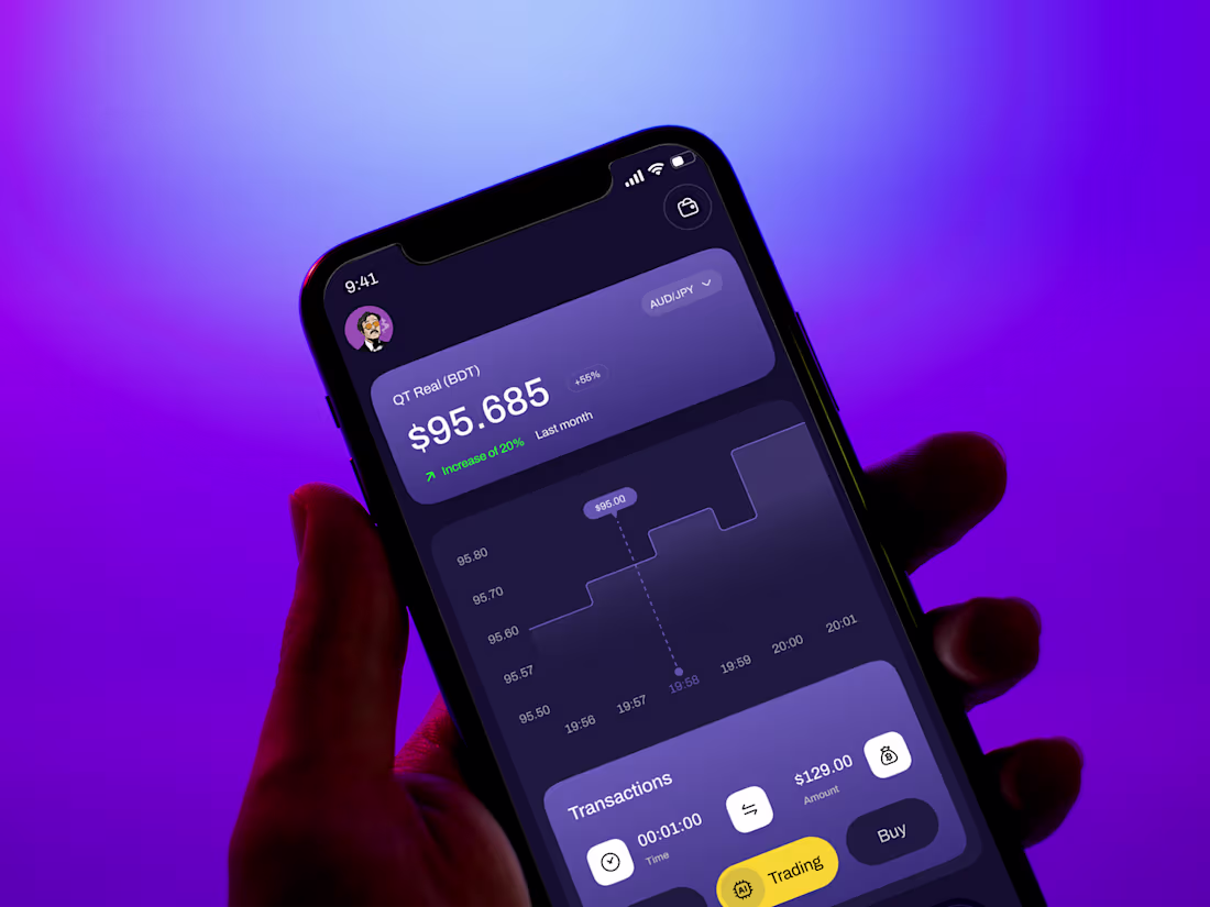 Cover image for Crypto Trading App Design