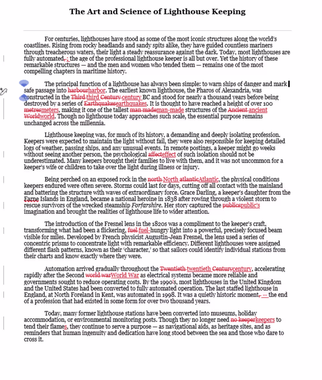 Cover image for Short essay with corrections