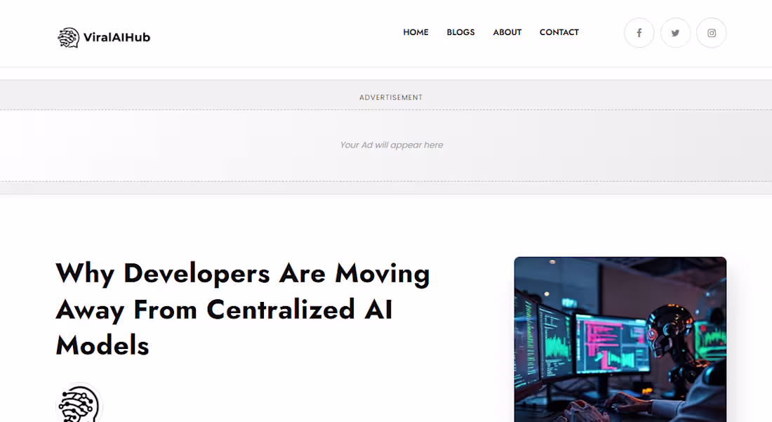 Cover image for Built an AI-powered automated blogging