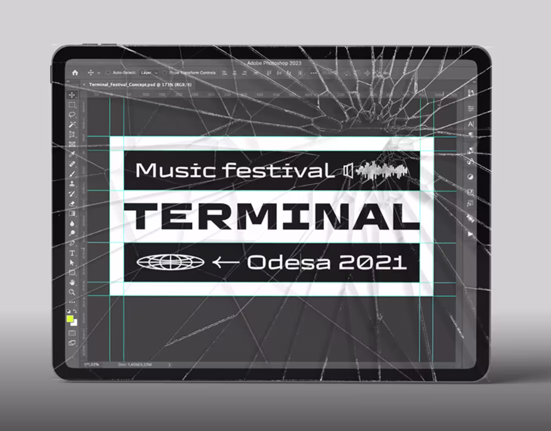 Cover image for Brand Identity for TERMINAL ⟴ music festival