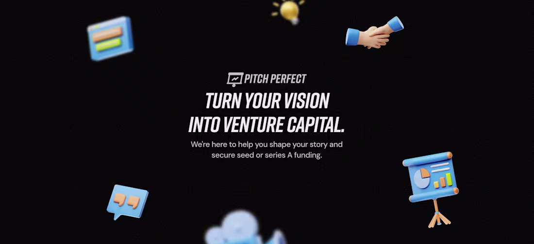 Cover image for  Turn your vision into venture capital with a perfect pitch deck