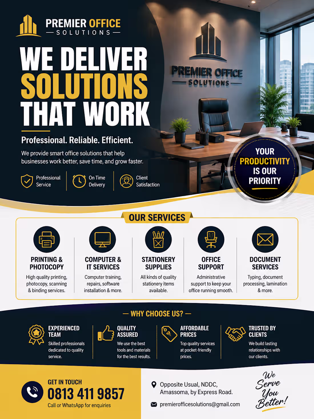 Cover image for for office i can do flyers too