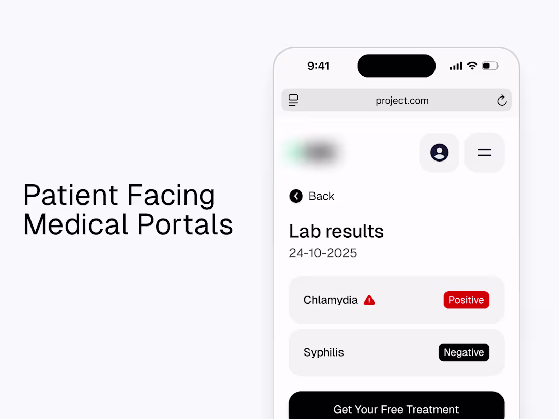 Cover image for Patient Facing Web Design