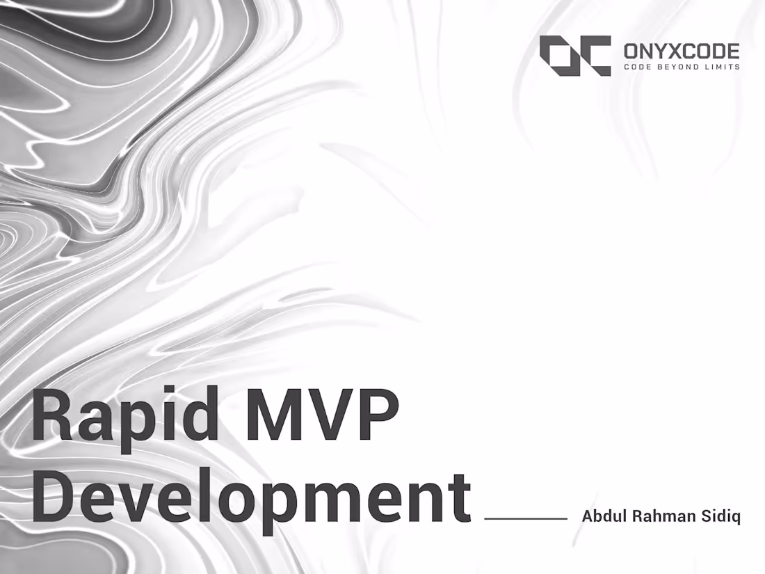 Cover image for Rapid MVP Development | Mobile & Web Apps