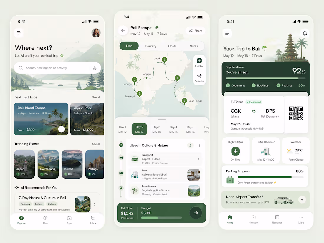 Cover image for AI Travel Planner Mobile App