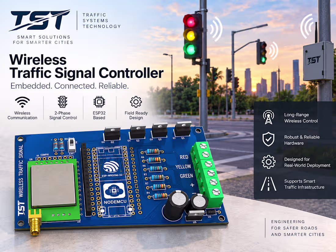 Cover image for 🚀 Wireless Traffic Signal Controller
