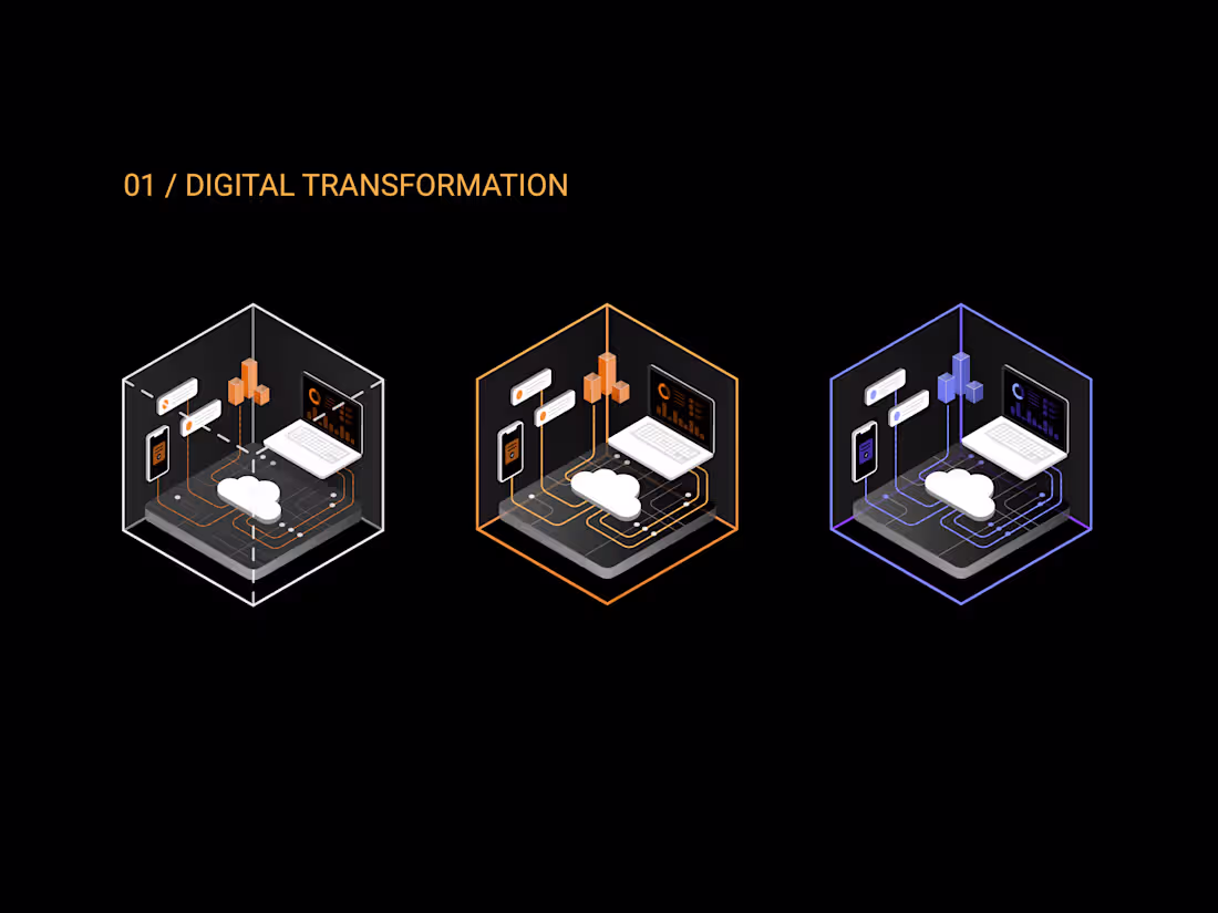 Cover image for Illustrations for a landing page