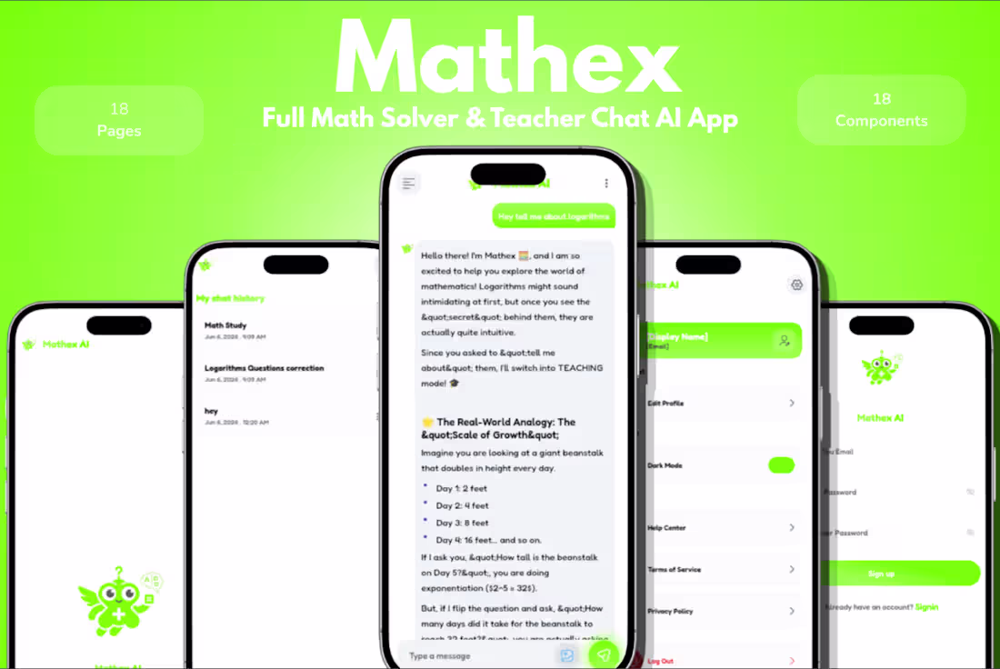 Cover image for Mathex Full App — AI