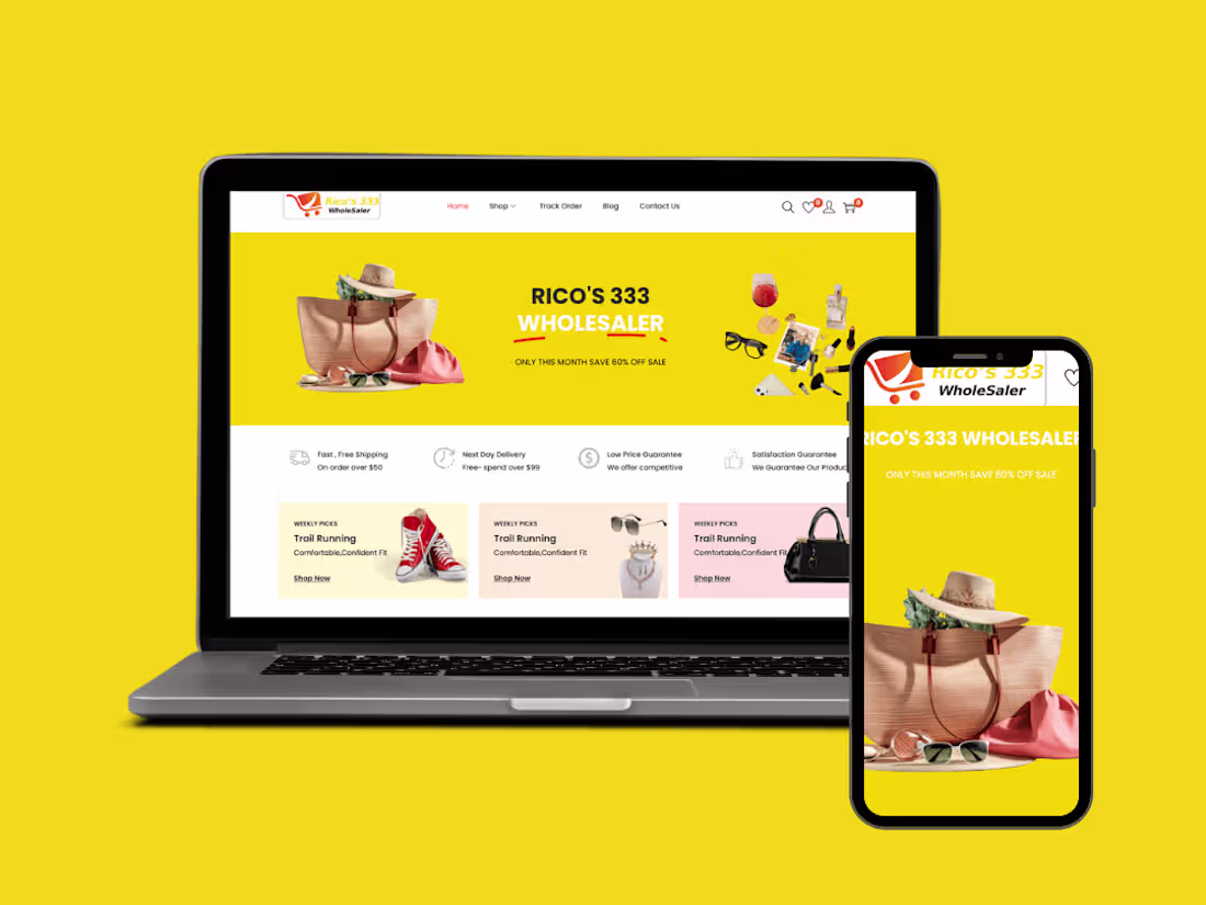 Cover image for Ecommerce Website fully SEO Optimized, User Friendly