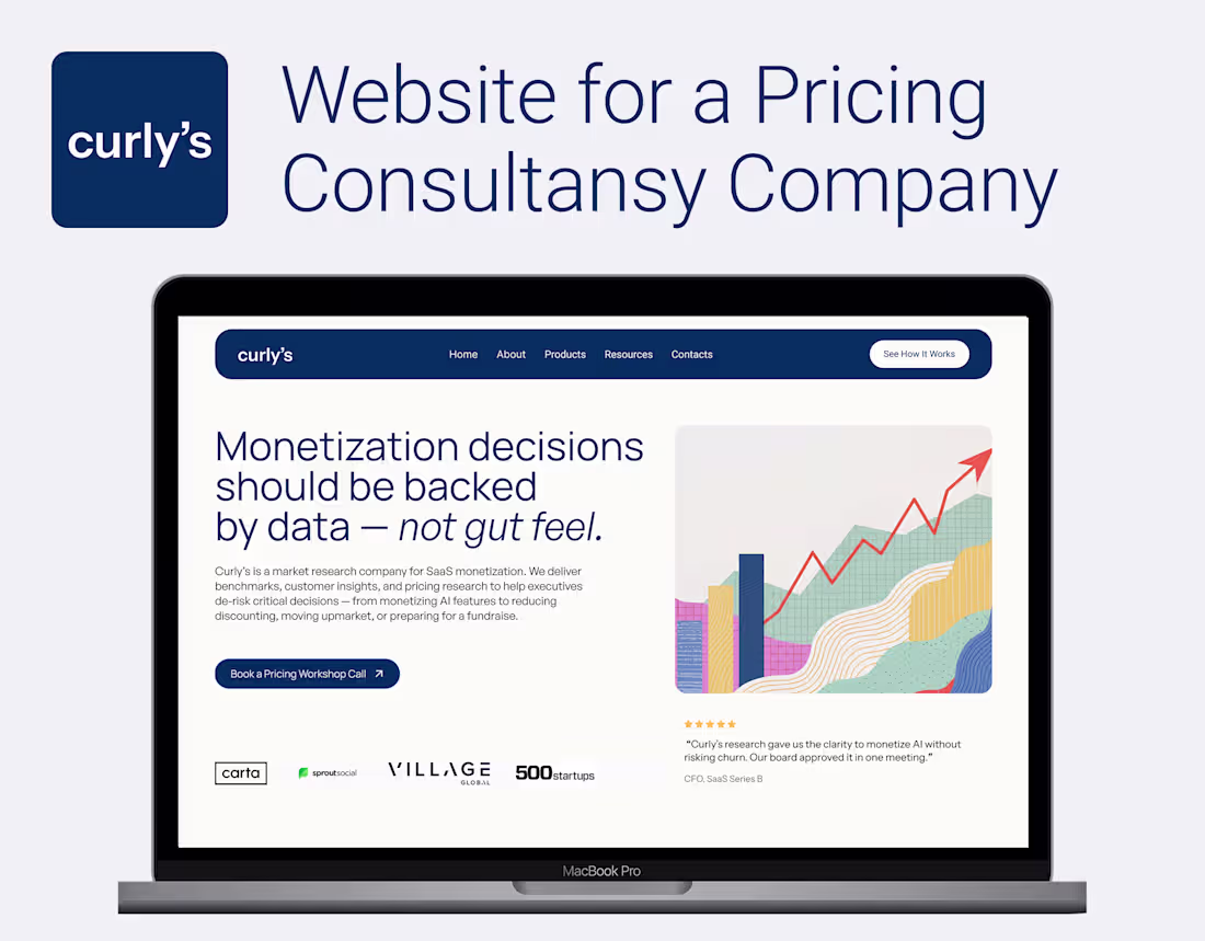 Cover image for Design & Webflow Development for a Pricing Consultansy Company